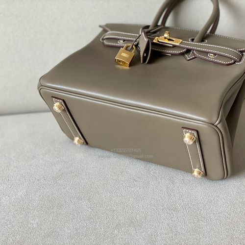 Hermès Birkin 25/30/35cm, handcrafted with imported French SWIFT leather – Etoupe - Jinteng Luxury Collection bags