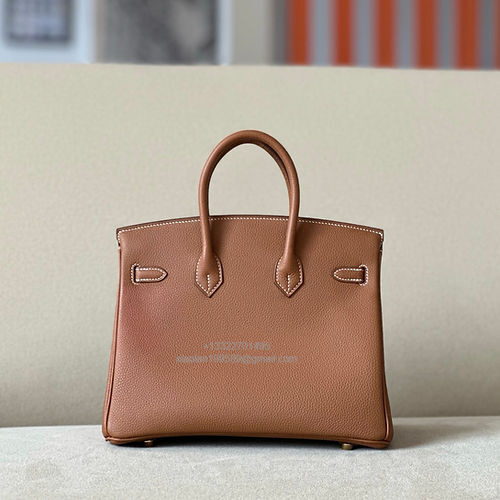 Hermès Birkin 25/30/35cm, handcrafted with togo leather –Gold Brown - Jinteng Luxury Collection bags
