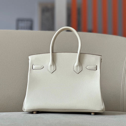 Hermès Birkin 25/30/35cm, handcrafted with imported French Epsom leather – Milky White - Jinteng Luxury Collection bags