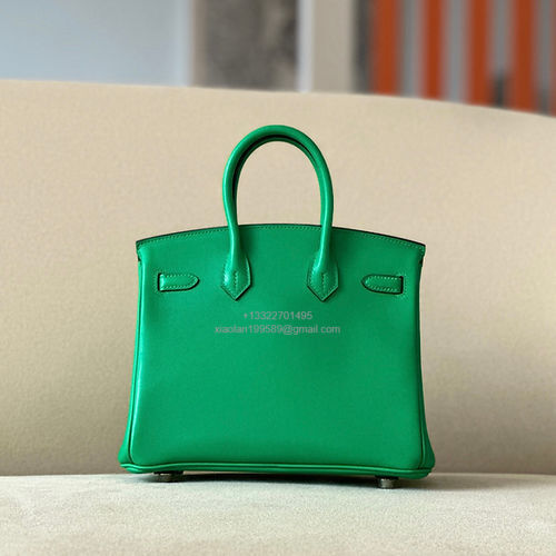 Hermès Birkin 25/30/35cm, handcrafted with imported French SWIFT leather – Mint Green - Jinteng Luxury Collection bags