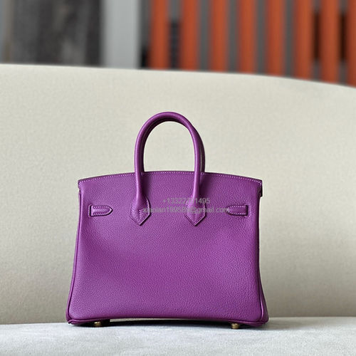 Hermès Birkin 25/30/35cm, handcrafted with togo leather –Anemone Purple - Jinteng Luxury Collection bags