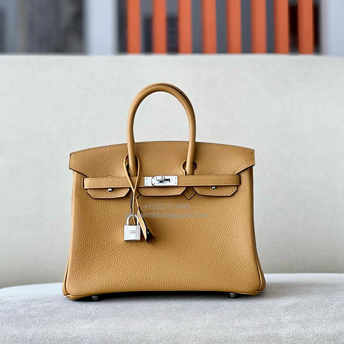Hermès Birkin 25/30/35cm, handcrafted with togo leather –Sesame - Jinteng Luxury Collection bags