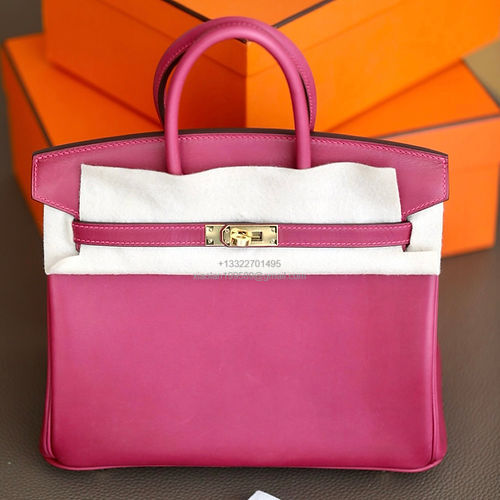 Hermès Birkin 25/30/35cm in Imported Saddle Leather, Handcrafted – Color: Rose Purple - Jinteng Luxury Collection bags