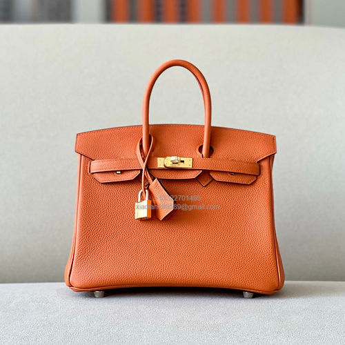 Hermès Birkin 25/30/35cm, handcrafted with togo leather – Orange - Jinteng Luxury Collection bags