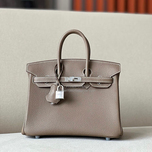Hermès Birkin 25/30/35cm, handcrafted with togo leather –Etoupe - Jinteng Luxury Collection bags