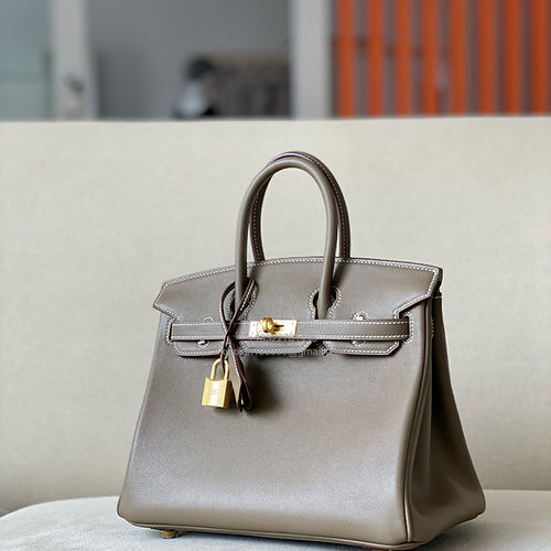 Hermès Birkin 25/30/35cm, handcrafted with imported French SWIFT leather – Etoupe - Jinteng Luxury Collection bags