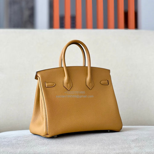 Hermès Birkin 25/30/35cm, handcrafted with togo leather –Sesame - Jinteng Luxury Collection bags