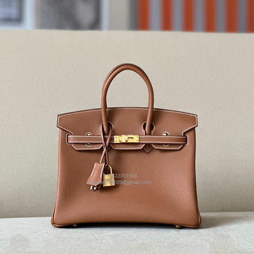 Hermès Birkin 25/30/35cm, handcrafted with togo leather –Gold Brown - Jinteng Luxury Collection bags