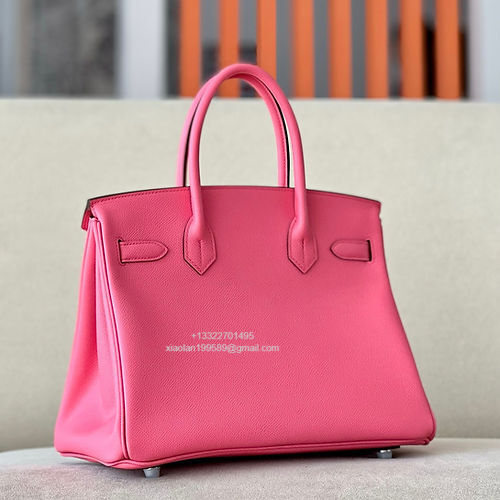 Hermès Birkin 25/30/35cm, handcrafted with imported French Epsom leather – Rose Lipstick - Jinteng Luxury Collection bags