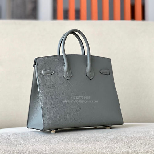 Hermès Birkin 25/30/35cm, handcrafted with imported French Epsom leather – Storm Cloud Grey - Jinteng Luxury Collection bags