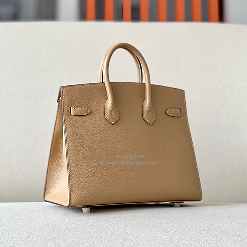 Hermès Birkin 25/30/35cm, handcrafted with imported French Epsom leather – Milk Tea Color - Jinteng Luxury Collection bags