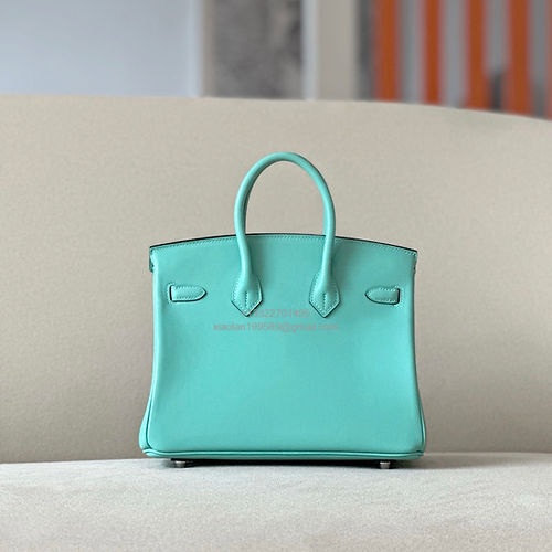 Hermès Birkin 25/30/35cm, handcrafted with imported French SWIFT leather – Macaron Blue - Jinteng Luxury Collection bags