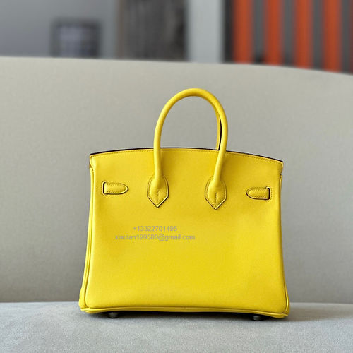 Hermès Birkin 25/30/35cm, handcrafted with imported French SWIFT leather – Naples Yellow - Jinteng Luxury Collection bags