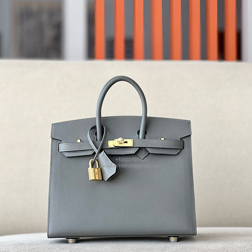 Hermès Birkin 25/30/35cm, handcrafted with imported French Epsom leather – Storm Cloud Grey - Jinteng Luxury Collection bags