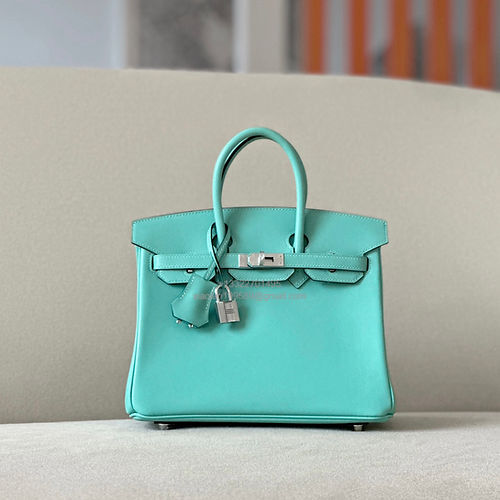 Hermès Birkin 25/30/35cm, handcrafted with imported French SWIFT leather – Macaron Blue - Jinteng Luxury Collection bags