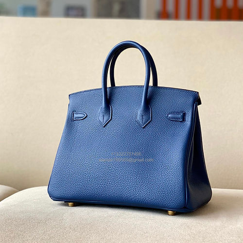 Hermès Birkin 25/30/35cm, handcrafted with togo leather – Sapphire Blue - Jinteng Luxury Collection bags