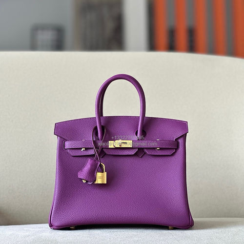 Hermès Birkin 25/30/35cm, handcrafted with togo leather –Anemone Purple - Jinteng Luxury Collection bags
