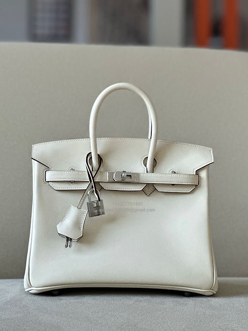 Hermès Birkin 25/30/35cm, handcrafted with imported French SWIFT leather – Cream White - Jinteng Luxury Collection bags