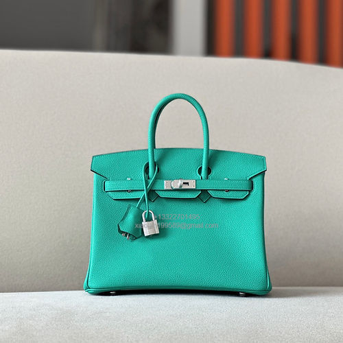 Hermès Birkin 25/30/35cm, handcrafted with togo leather –Verona Green - Jinteng Luxury Collection bags