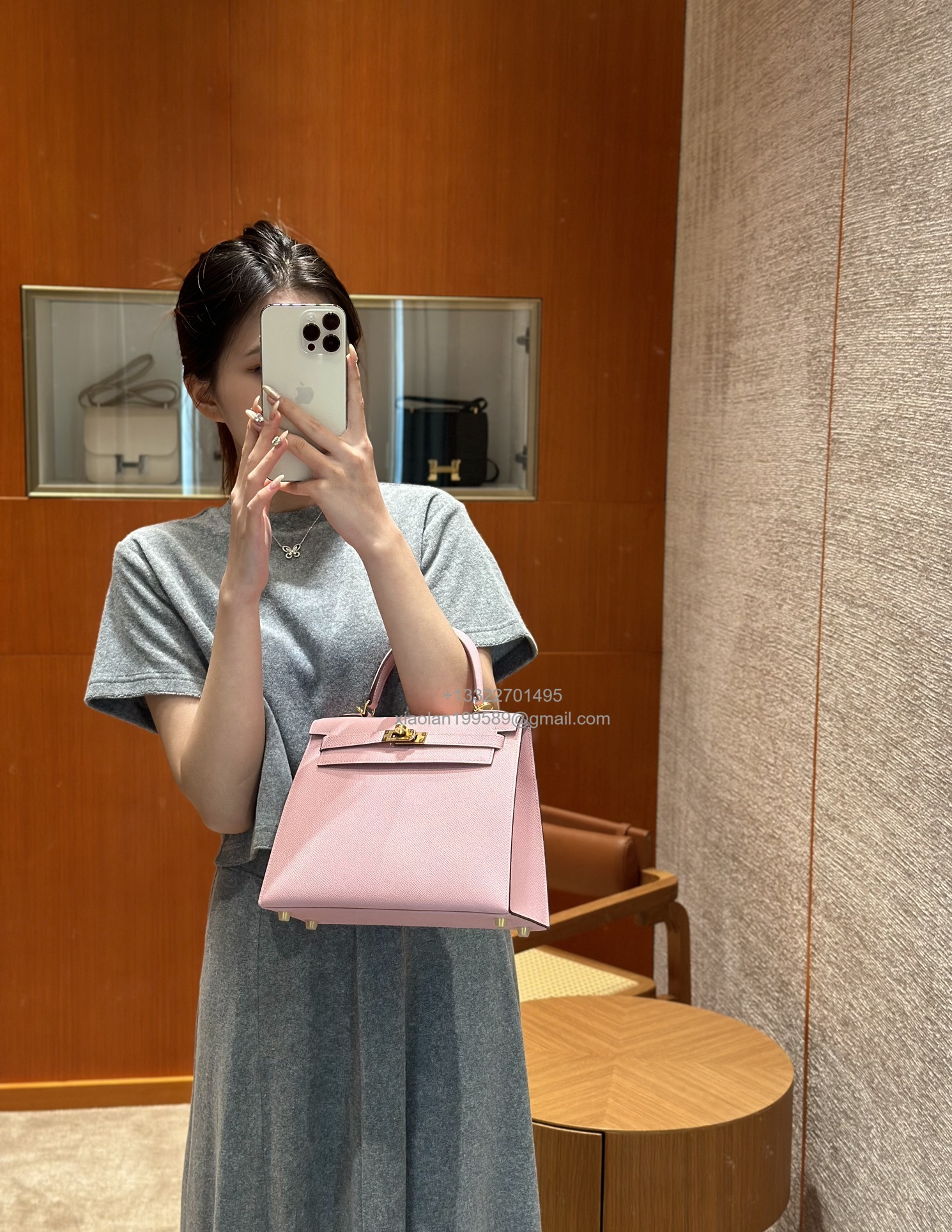 Hermès Kelly Handbag in Flag Red Epsom Cowhide Leather, Purely Handcrafted, High-End Customization Edition - Jinteng Luxury Collection bags