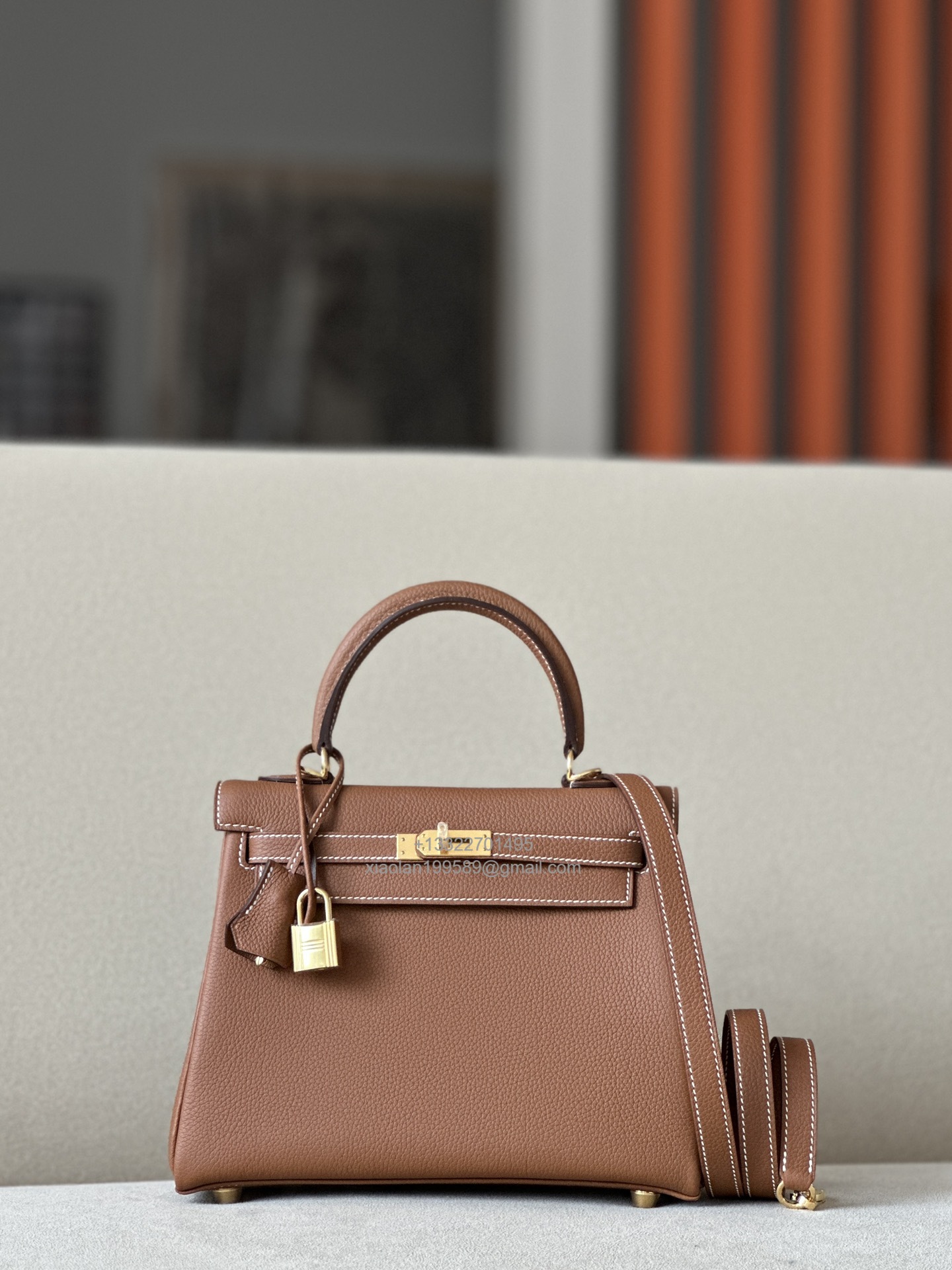 Hermès Kelly 25/28/32cm, Premium Handcrafted Customization in Original Togo Leather – Gold - Jinteng Luxury Collection bags
