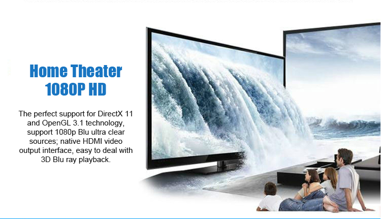 Veineda Graphics Cards  GPU HD6450 2GB DDR3 64Bit  VGA Video Cards PCI Express For ATI Radeon PC Gaming