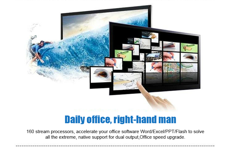 Veineda Graphics Cards  GPU HD6450 2GB DDR3 64Bit  VGA Video Cards PCI Express For ATI Radeon PC Gaming