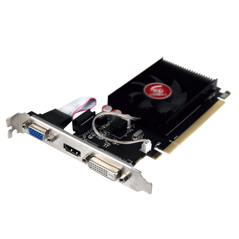 Veineda Graphics Cards  GPU HD6450 2GB DDR3 64Bit  VGA Video Cards PCI Express For ATI Radeon PC Gaming