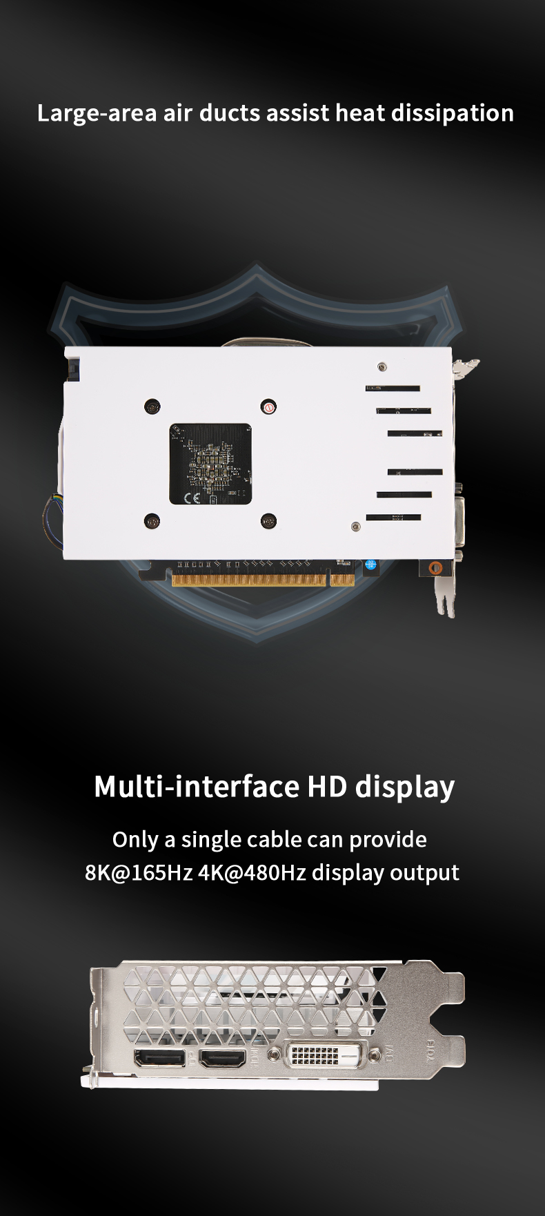 Veineda Graphics Cards RX580 8GB DDR5 GPU rx 580 8GB PC Gaming Video Card Desktop Game Video Card for AMD Radeon