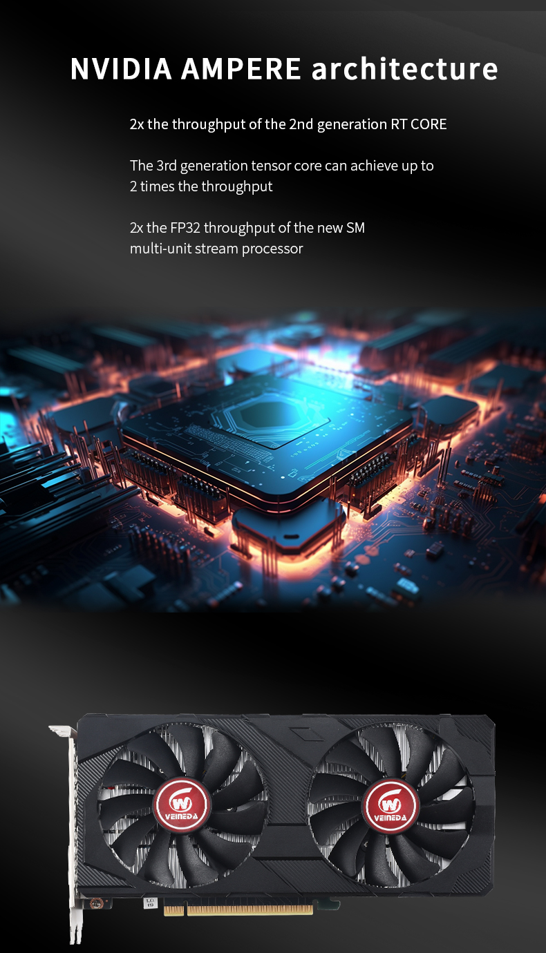 VEINEDA Graphics Card RTX2070 Super 8GB GDDR6 256Bit PCI Express 3.0x16 1605MHz 2176units rtx 2070 super Gaming 8G Video Card