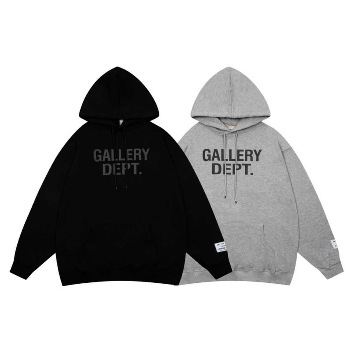 Front Classic Letters Hoodie 2 Colors