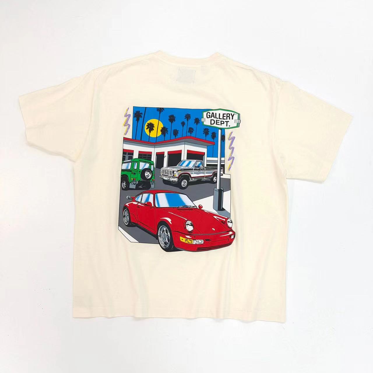 1:1 Version Porsche Red Car Pics Tee 2 Colors