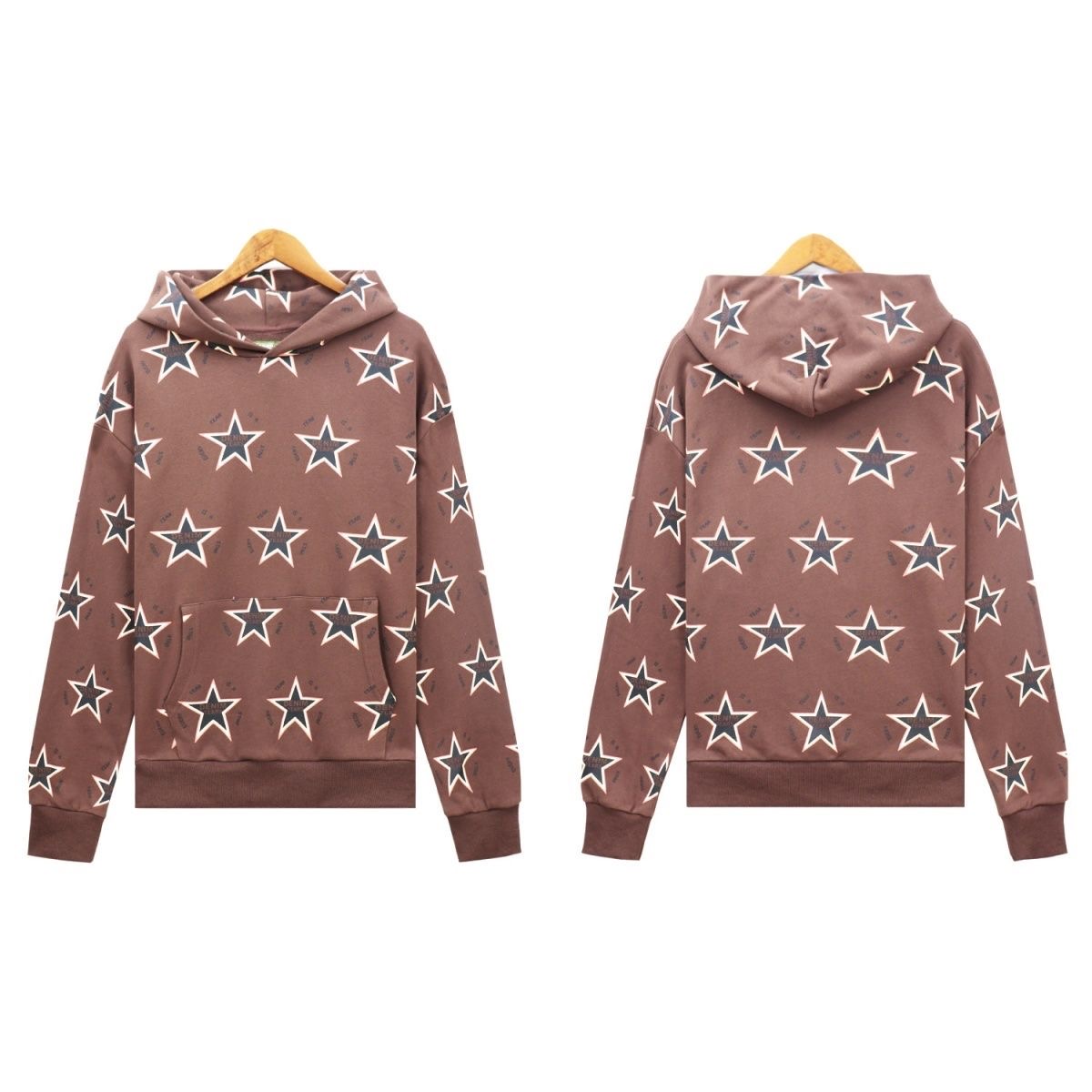 kapok full star printing hoodie