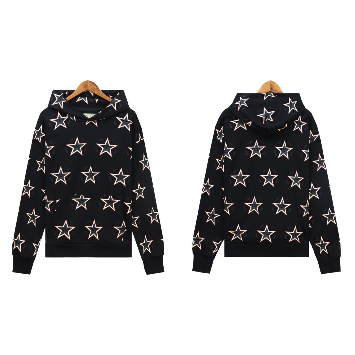 kapok full star printing hoodie