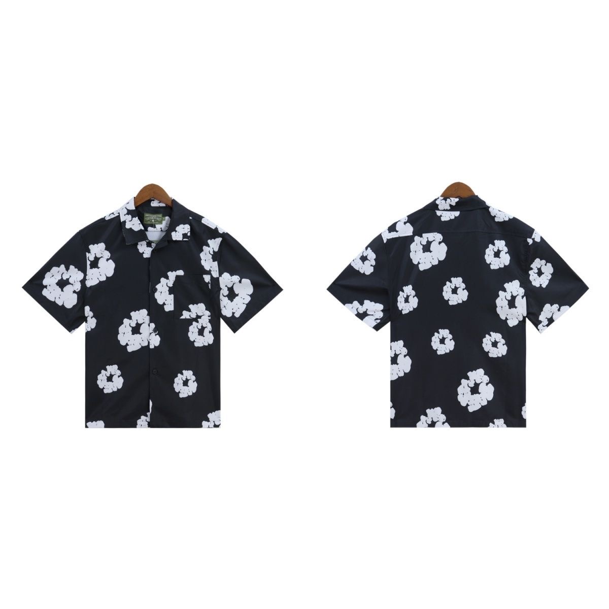 Kapok puff priniting polo tshirt