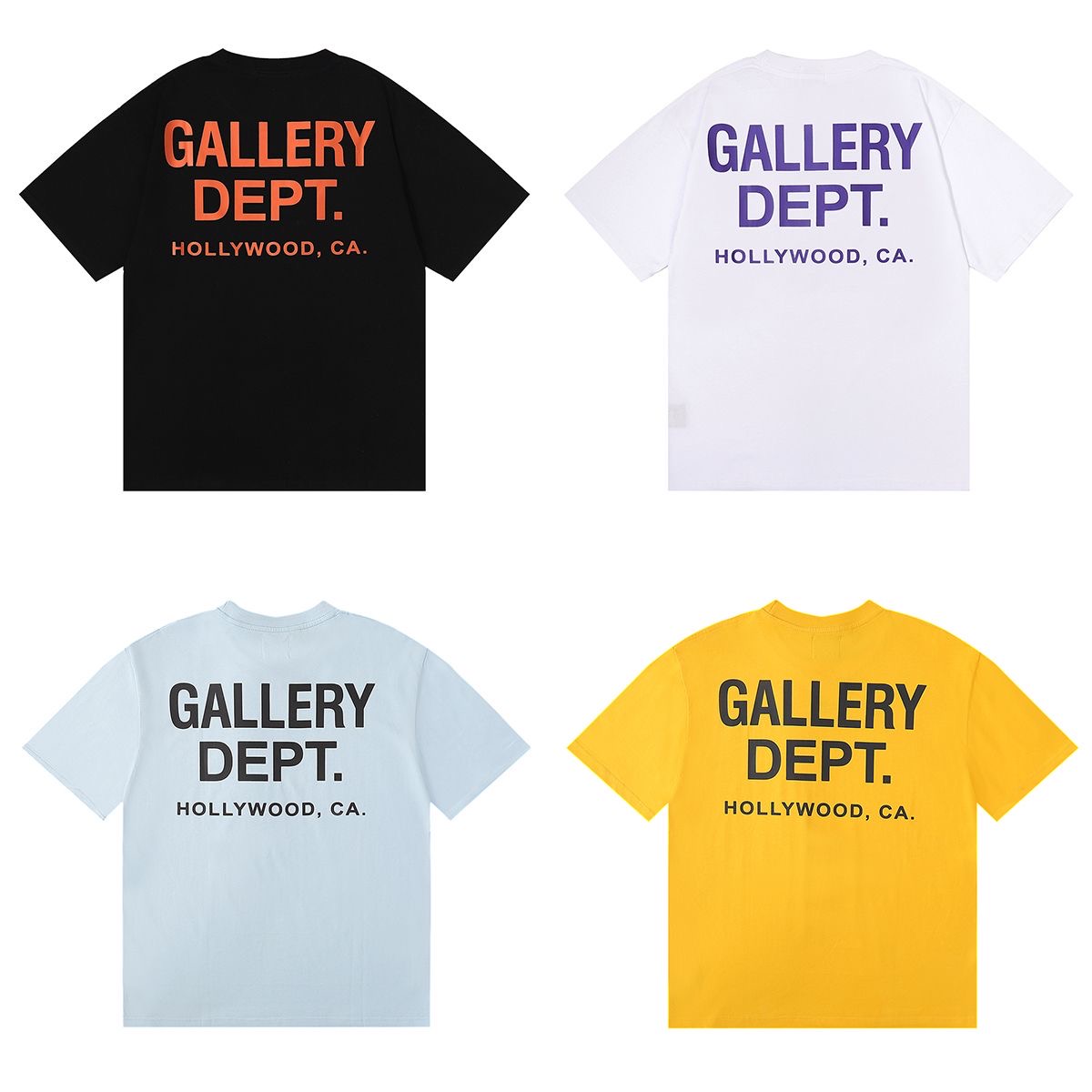Hollywood Limited Letters Tee 4 Colors