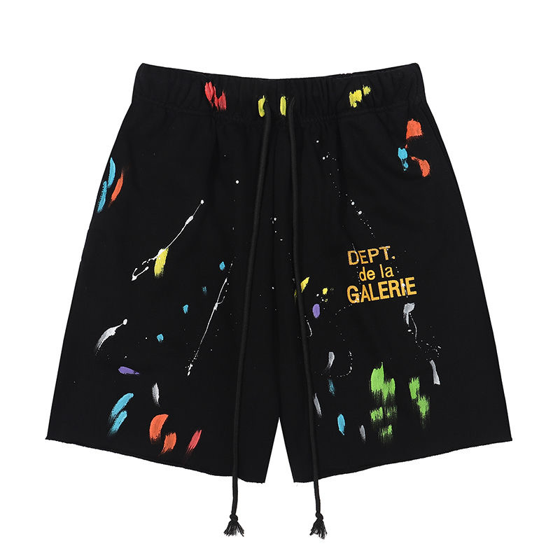 Colorful Print Broken bottom Shorts 3 Colors