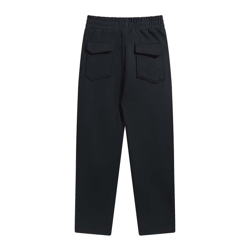 Embroidery logo printed decorative high street casual sweatpants