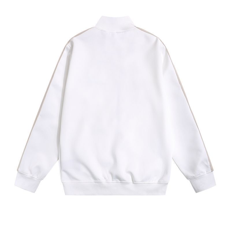 Flocking alphabet print suit fashion casual zipper coat