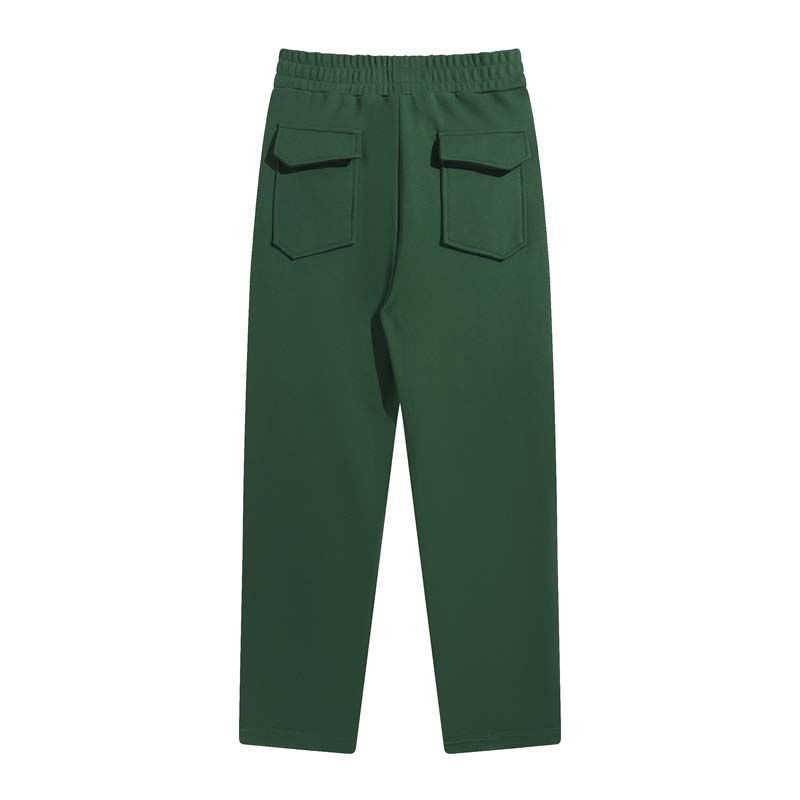 Embroidery logo printed decorative high street casual sweatpants