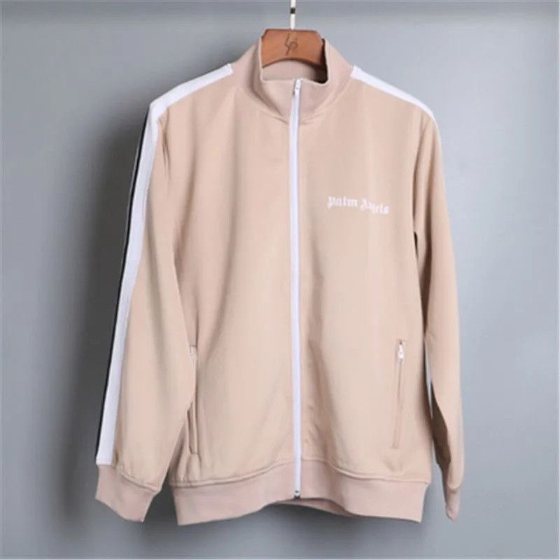 Side stripes casual sportwear long sleeved hoodie coat