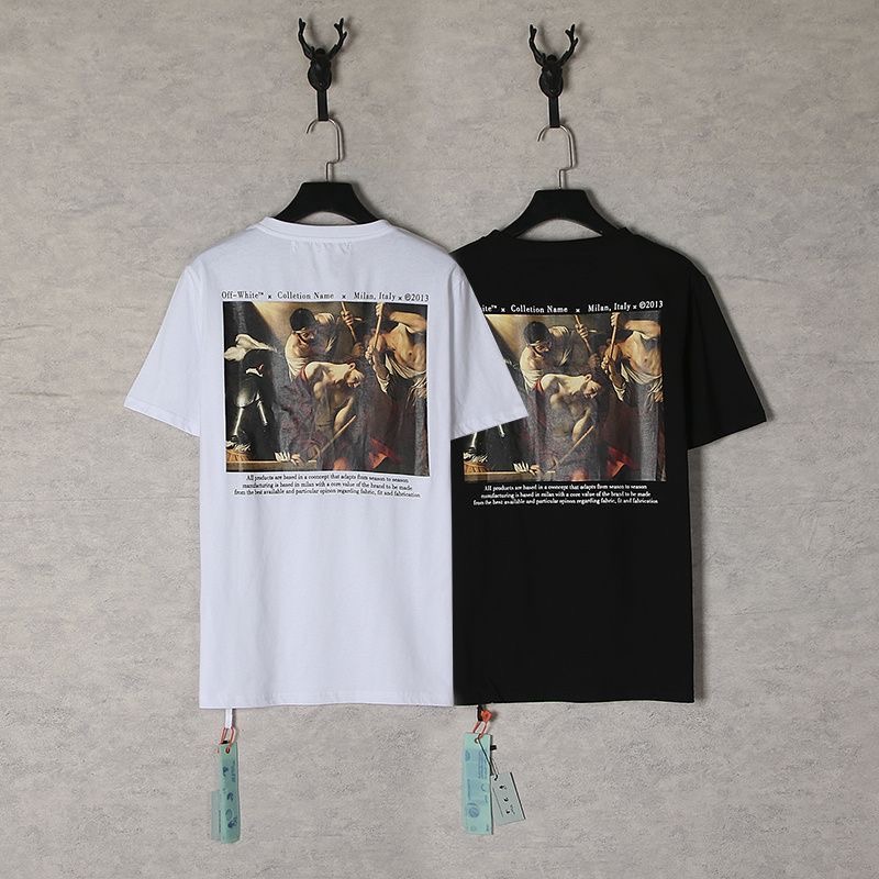 Back Drawing Picture Tee 2 Colors