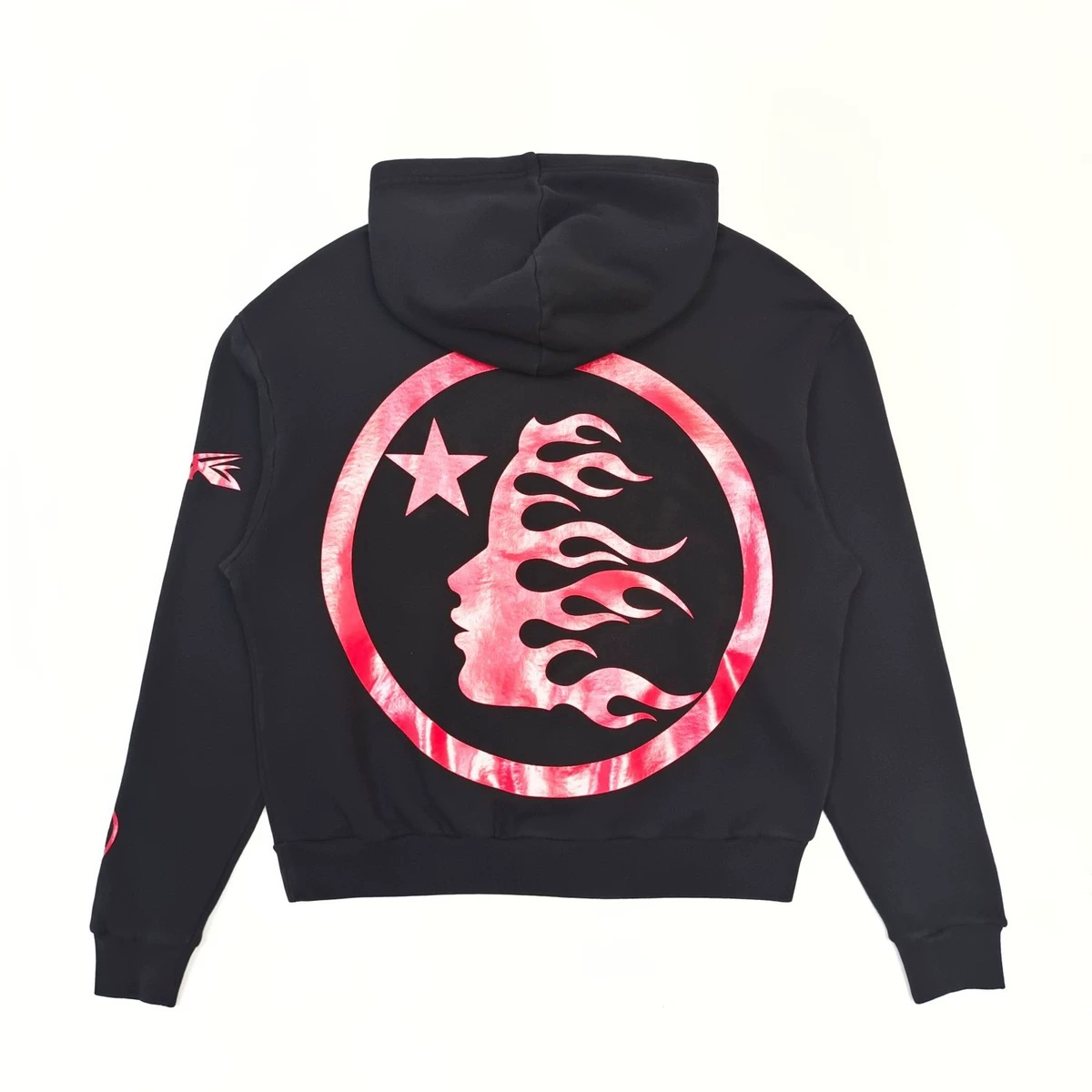 1:1 Version White Red Logo Hoodie Black Color with NFC