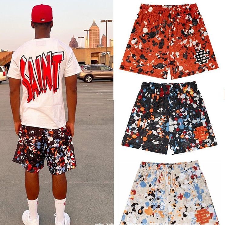 EE Full Colorful Paintings Shorts 3 Colors