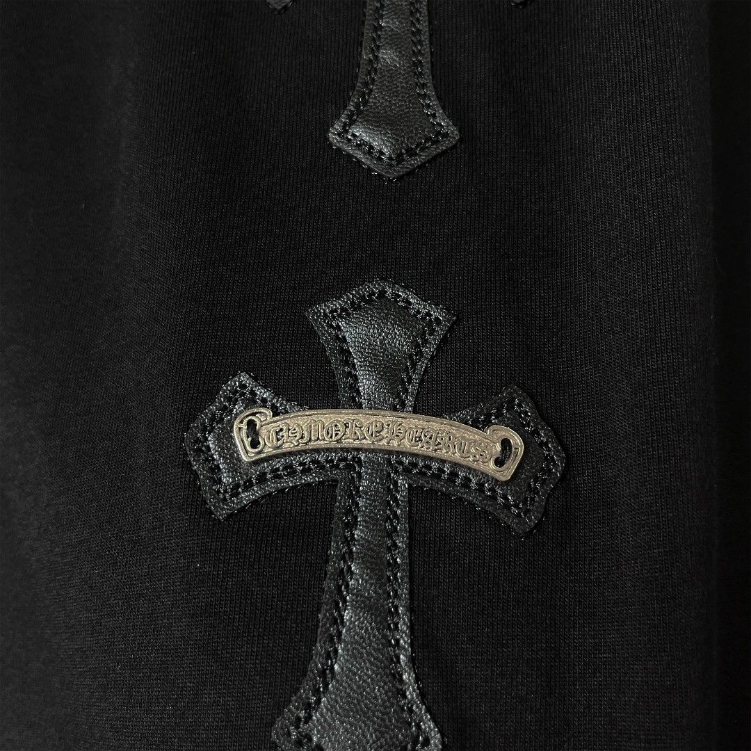 heavy cross embroidery T