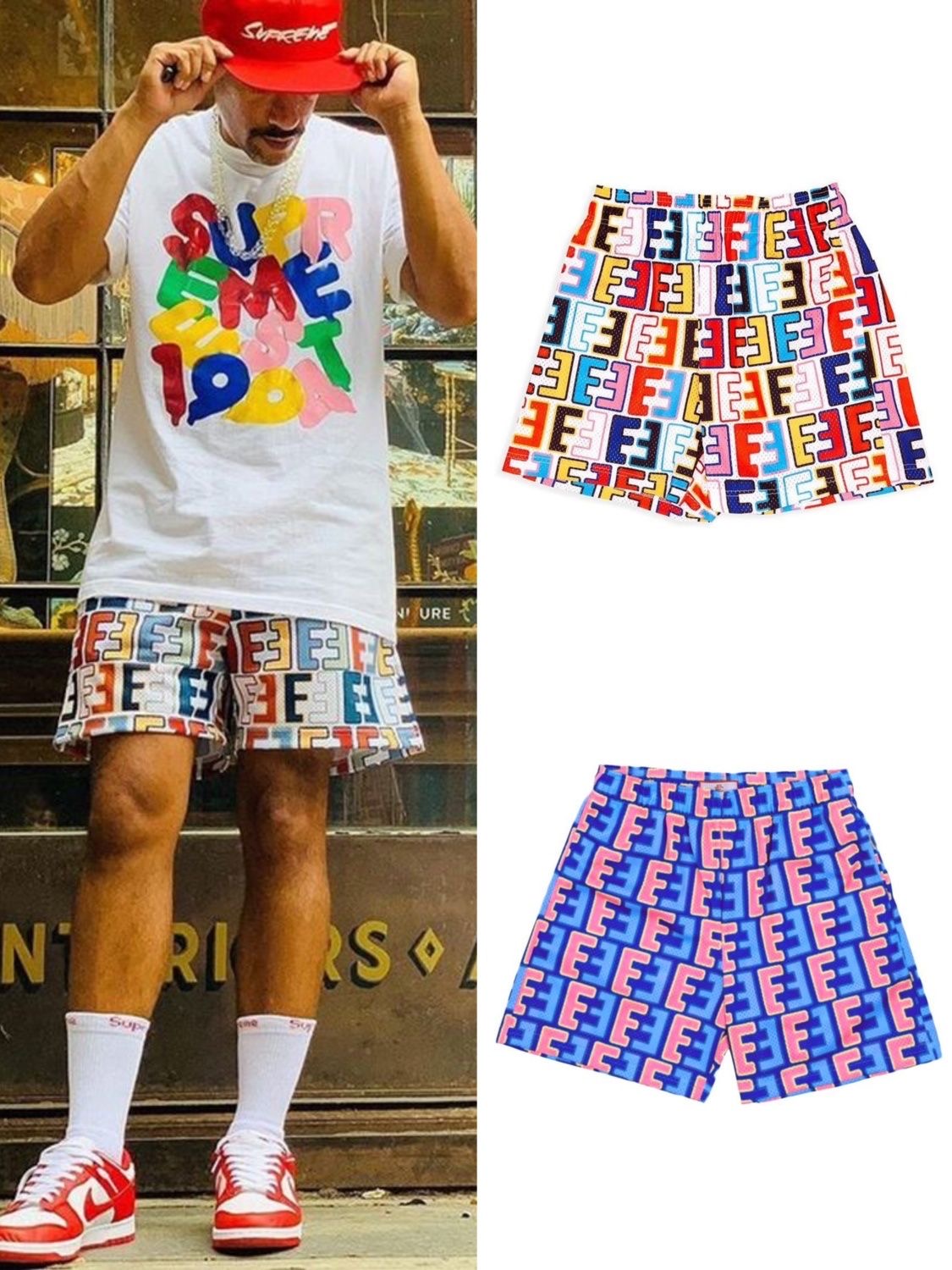 EE Full E Colorful Shorts 2 Colors