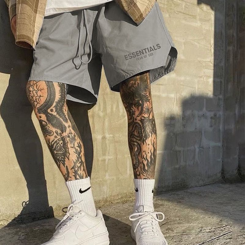 New nylon reflective slim short