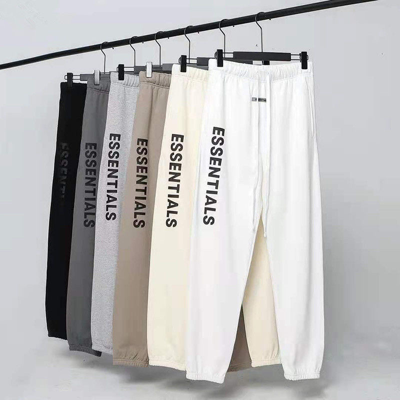 Pure color fashion big letters sweatpant