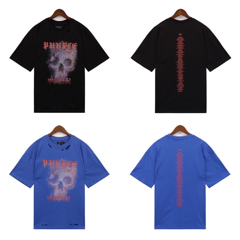 Lettered skull vintage print tshirt