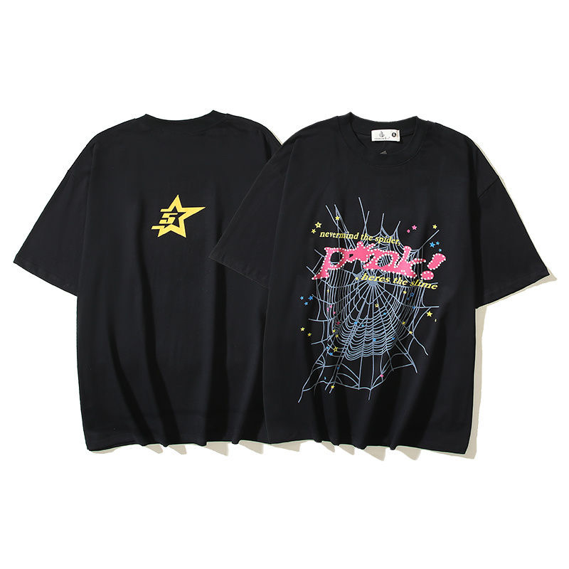 Puff printed black color tshirt